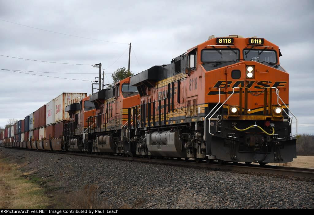 Eastbound stack train